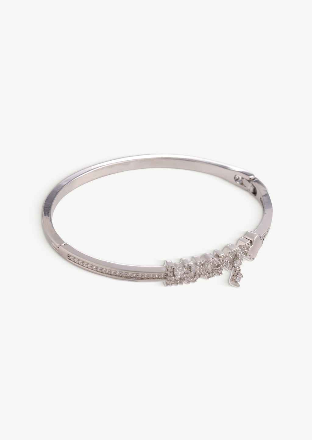 Lucky Clover Bangle Bracelet