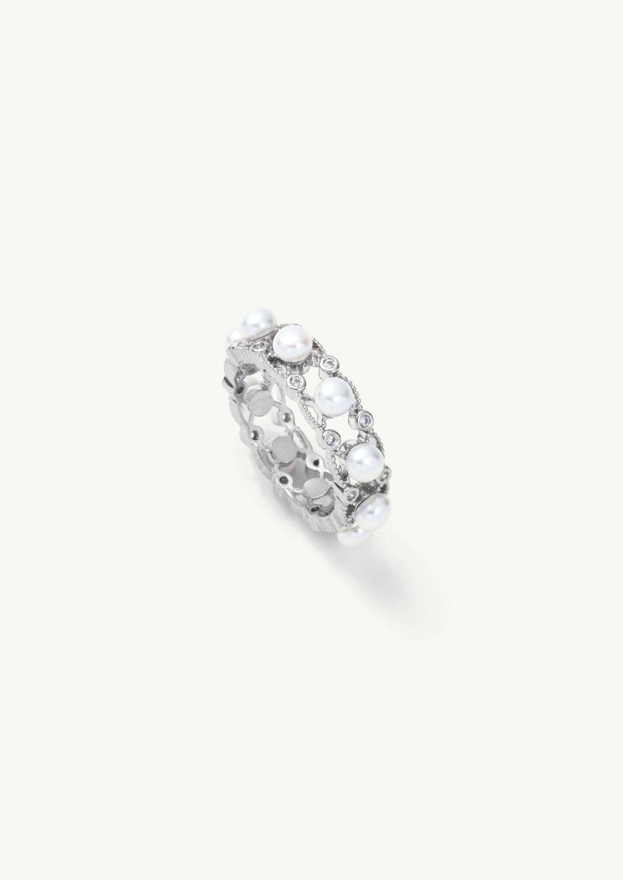 Pearl Eternity Ring