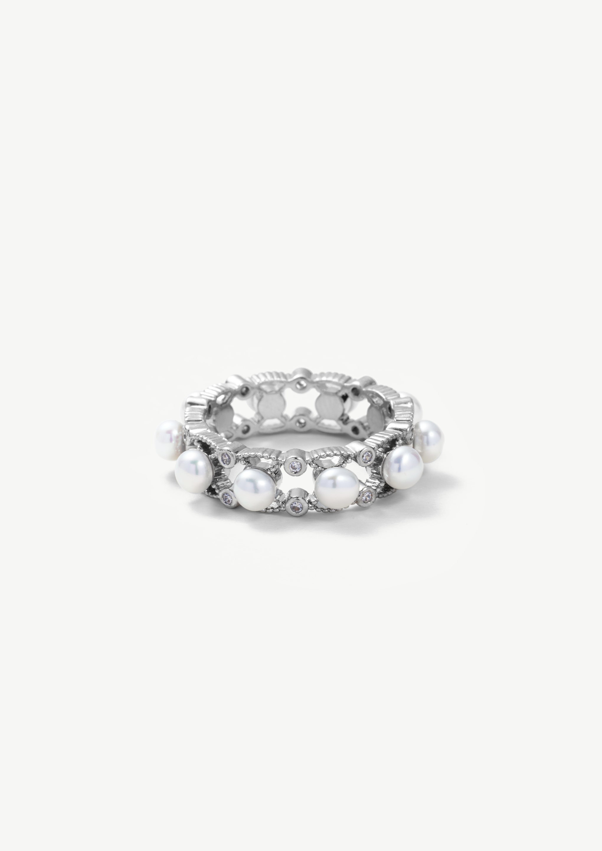 Pearl Eternity Ring