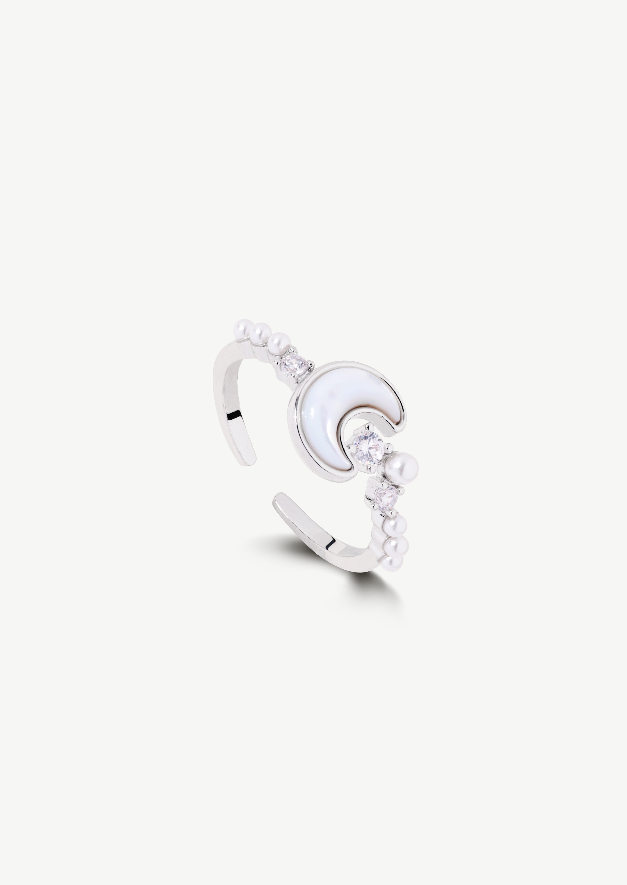 Moon Pearl Ring