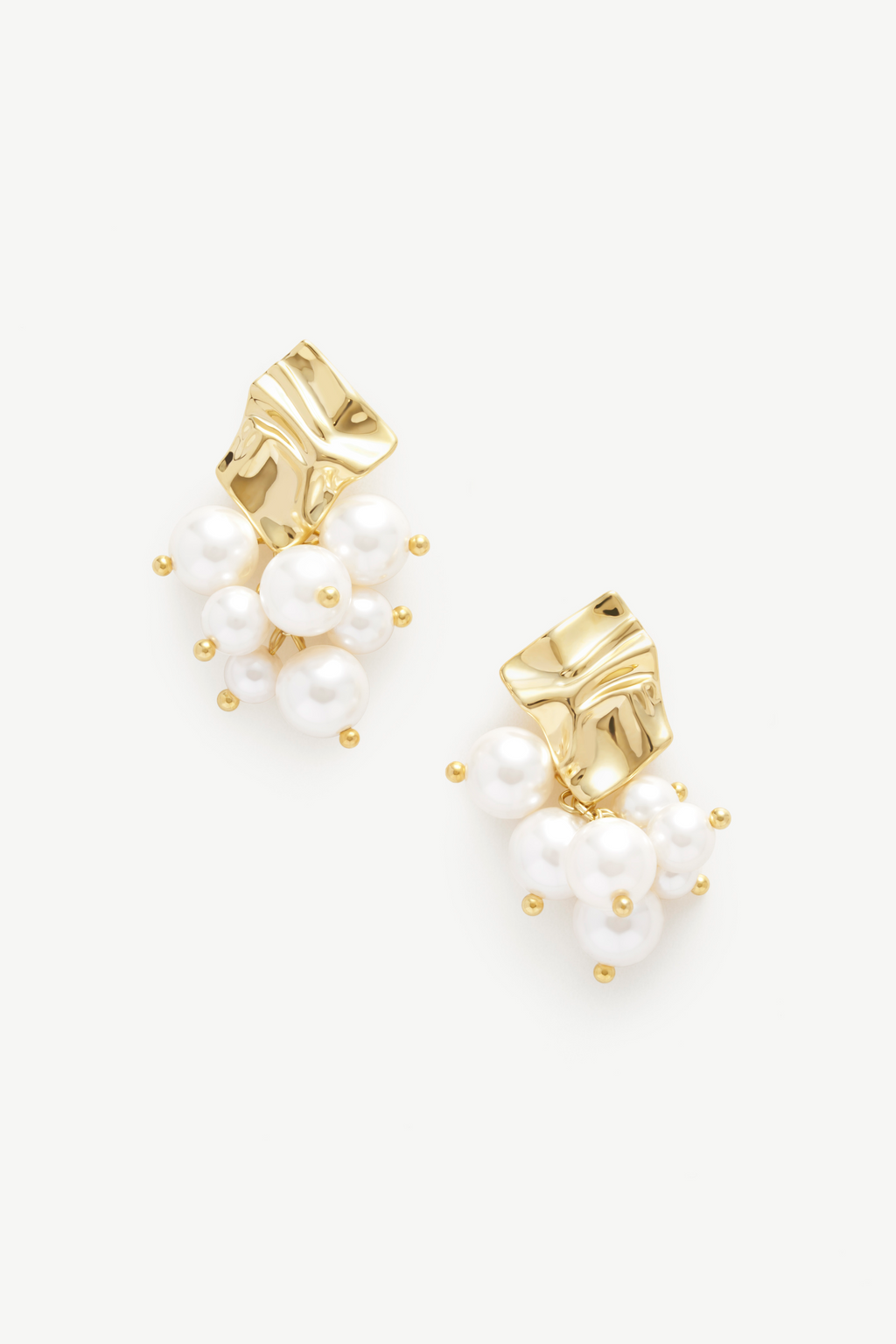 Pearl Cluster Earrings