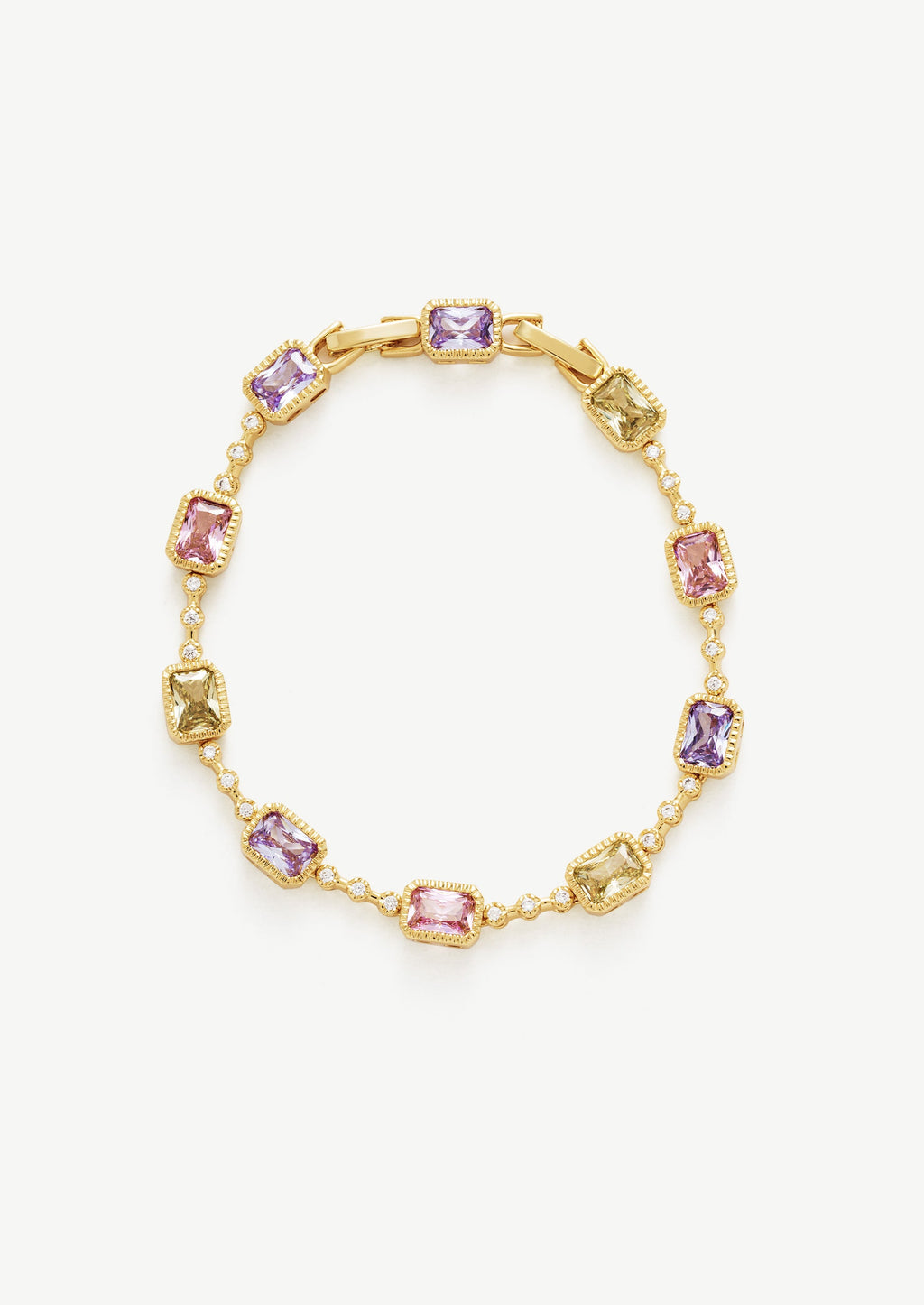 Colored Gemstone Bracelet