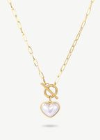 Shimmering Heart Pendant Necklace