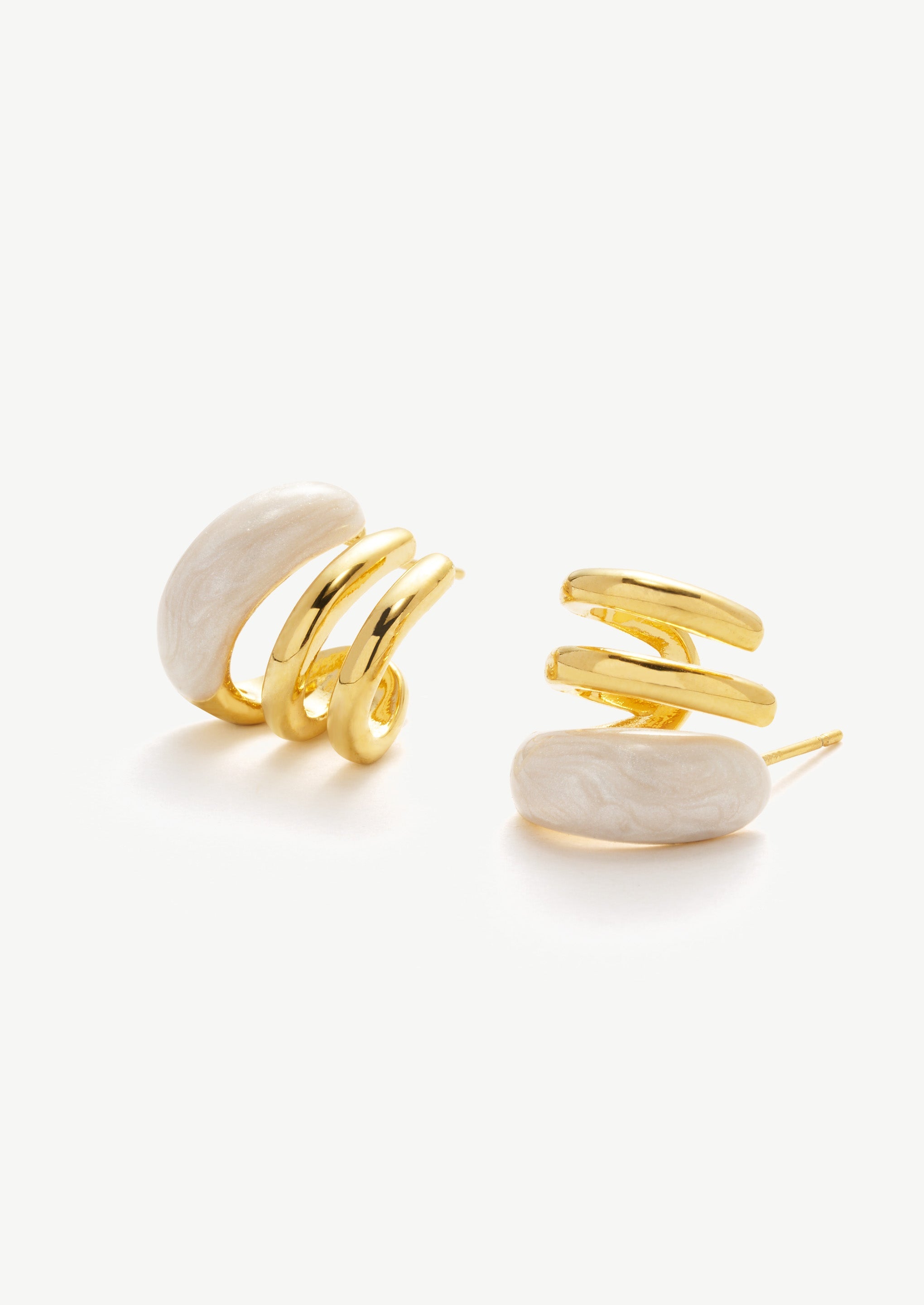 Coil Stud Earrings
