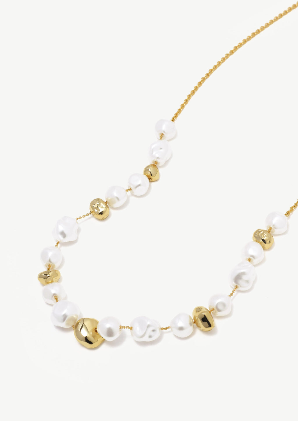 Pearl Station Chain Necklace