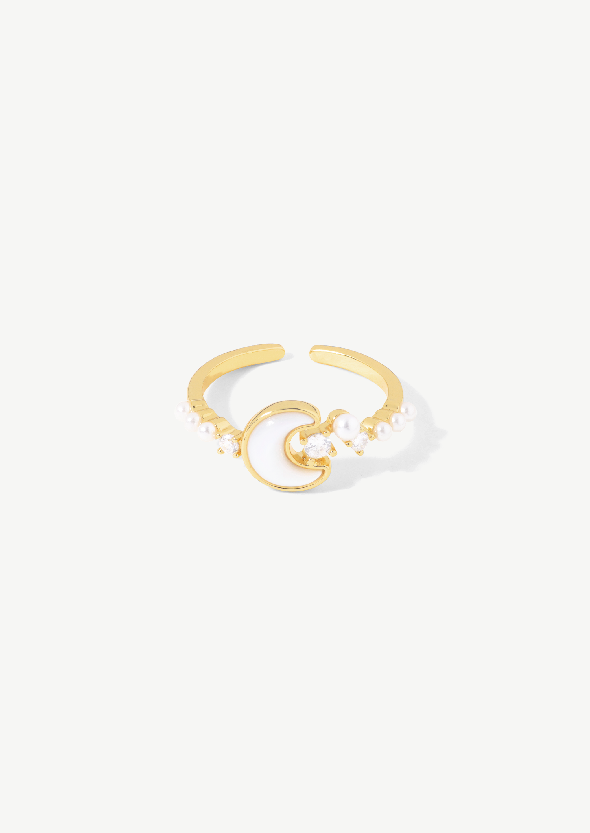 Moon Pearl Ring