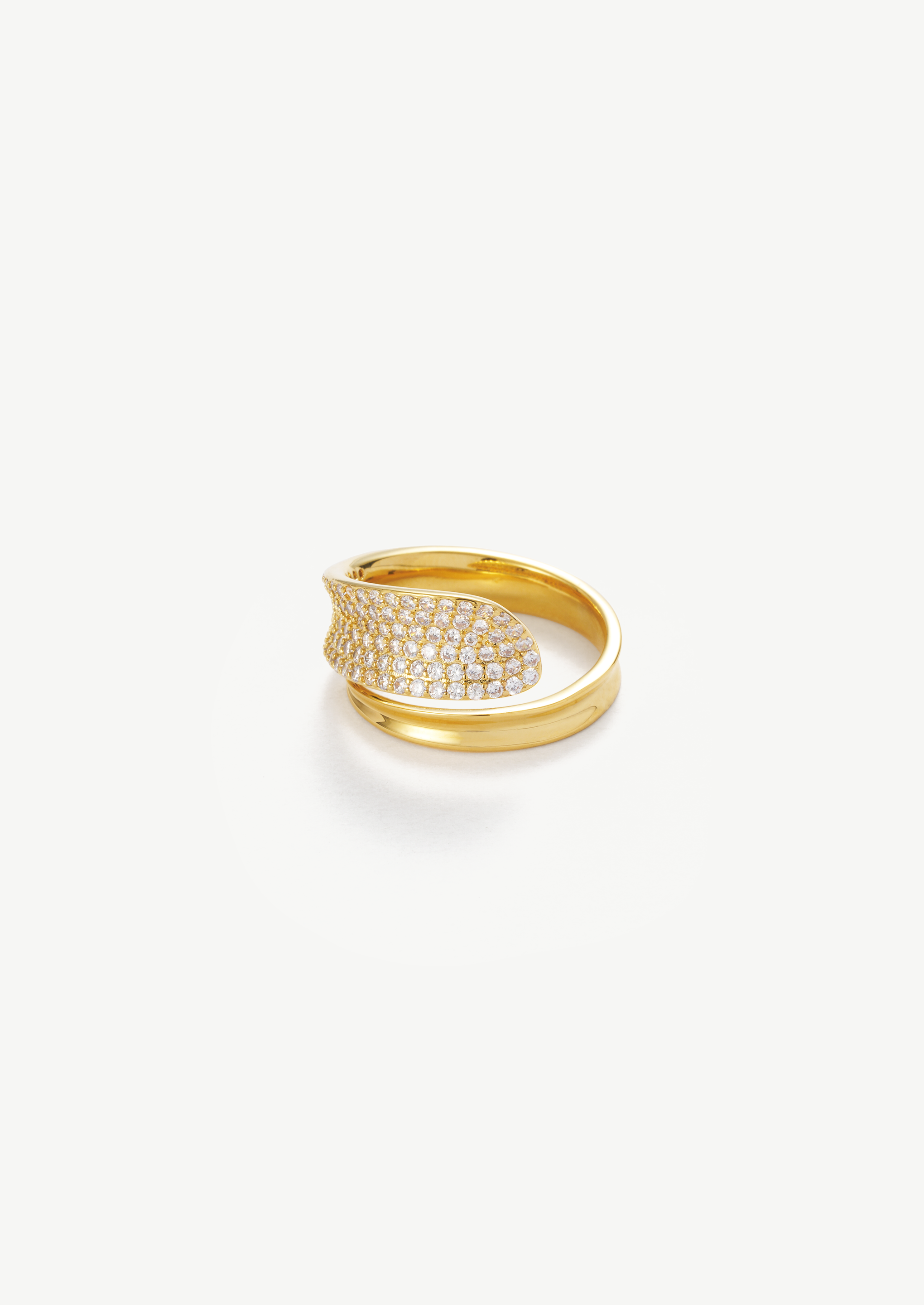 Pave Curve Ring