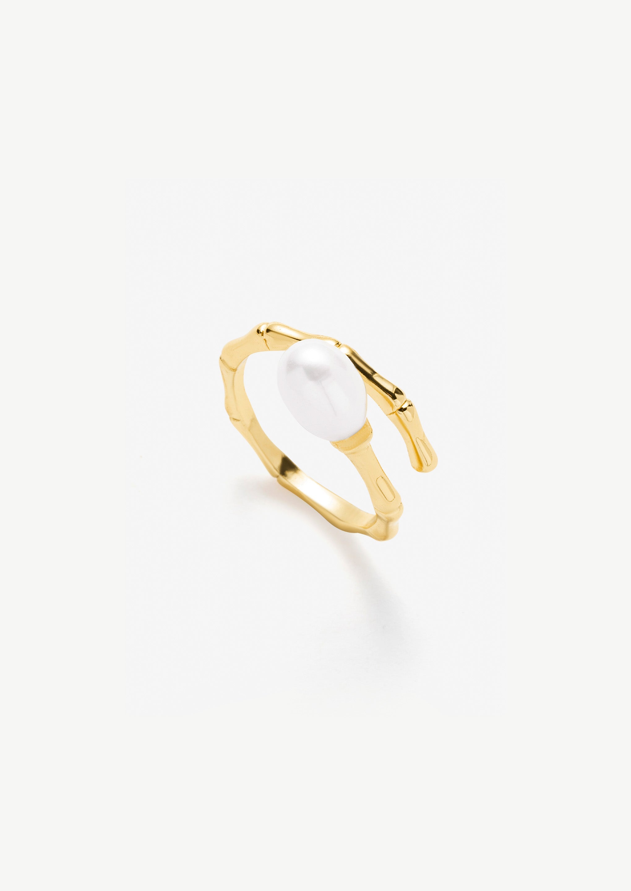 Pearl Open Wrap Ring