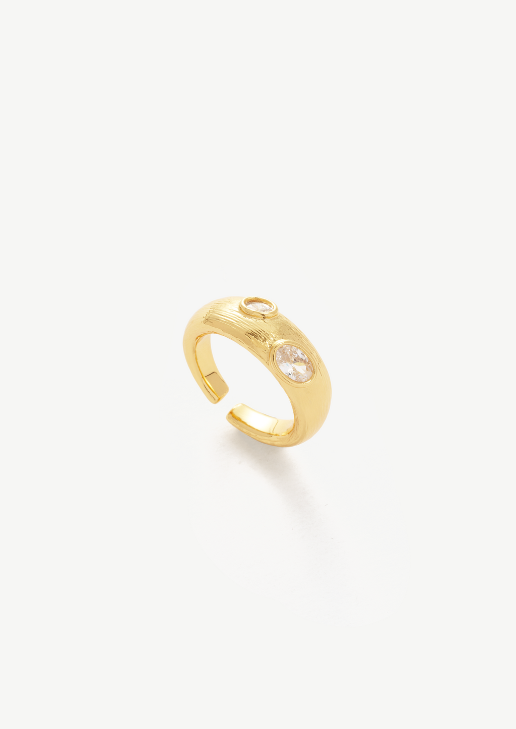 Gemstone Chunky Open Ring
