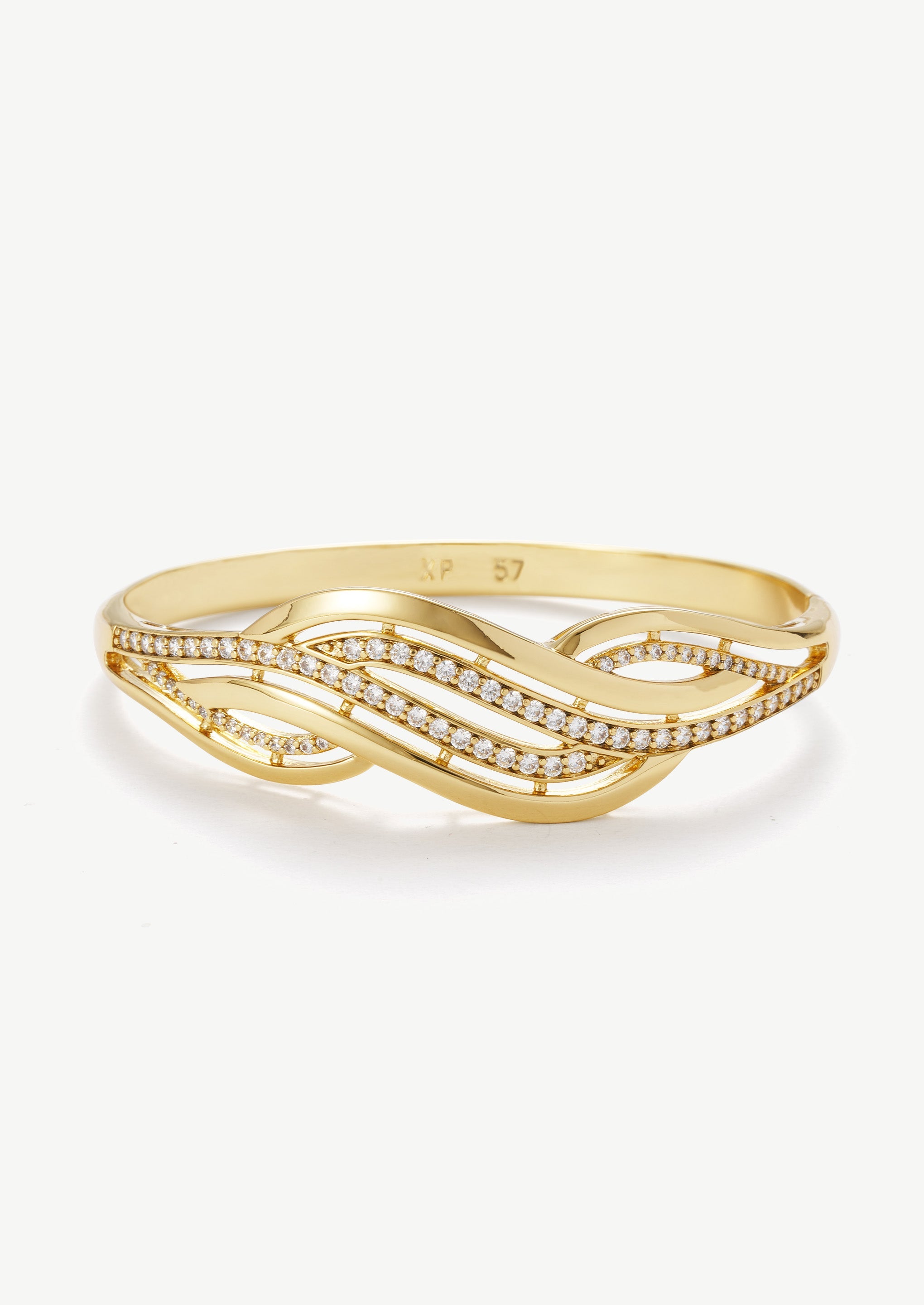 Wave Bangle Bracelet