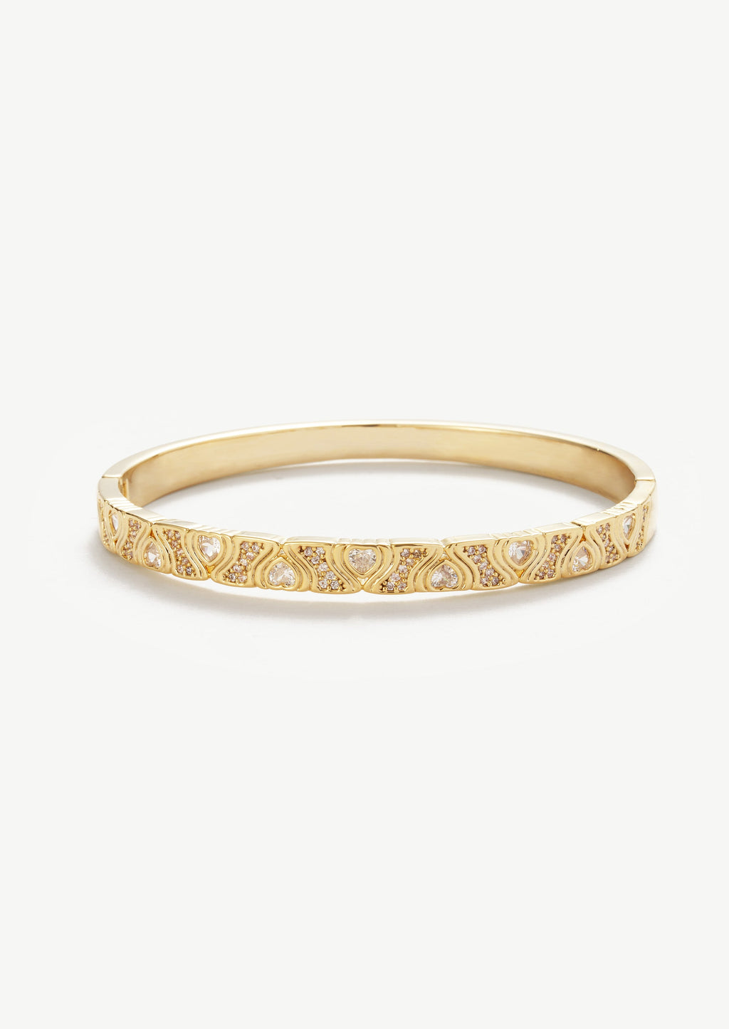Vintage Wave Bangle Bracelet