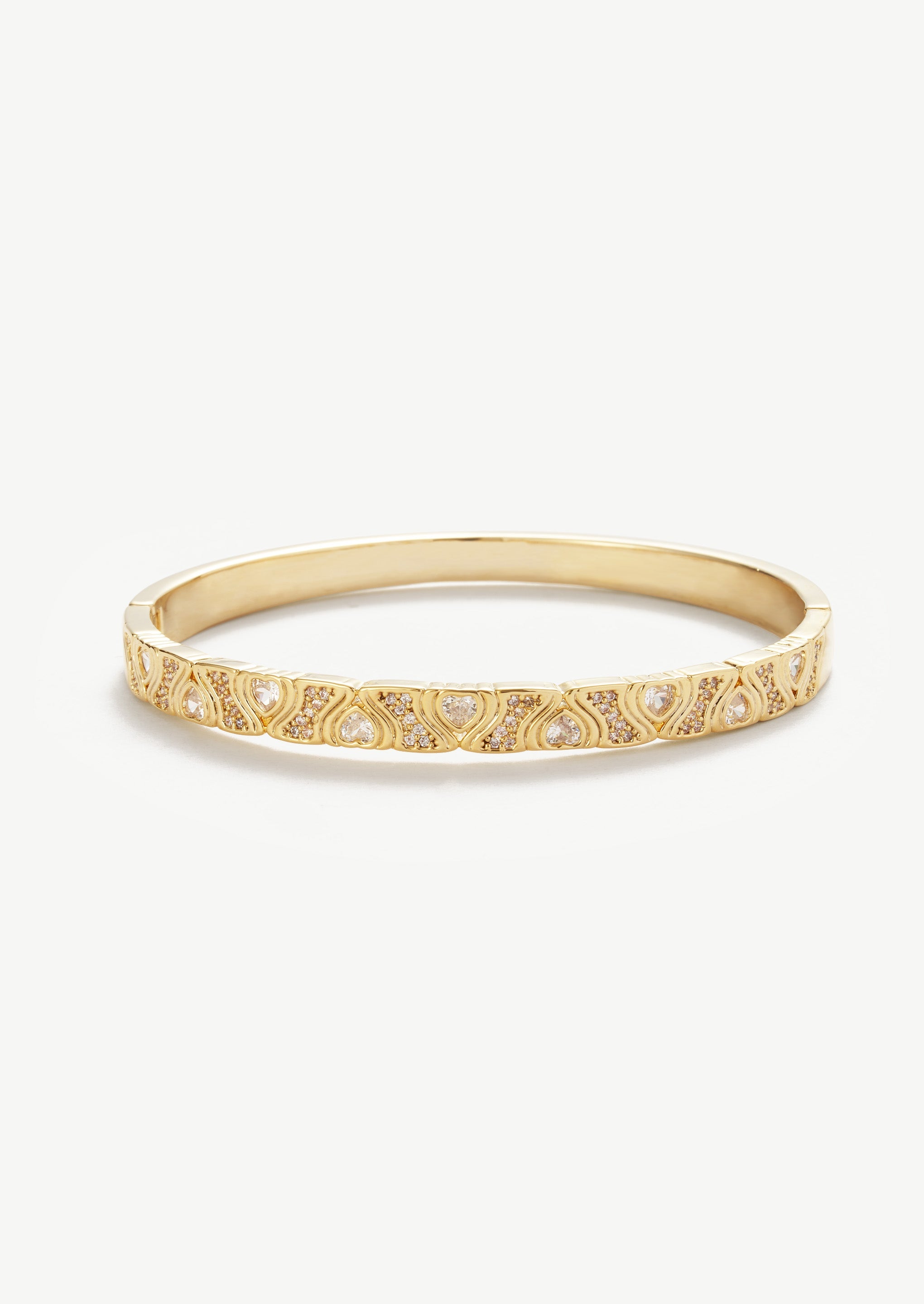 Vintage Wave Bangle Bracelet