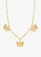 Butterfly Trio Necklace