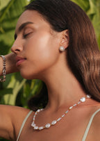 Bloom Pearl Stud Earrings