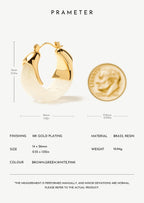 Sculptural Hoop Earrings