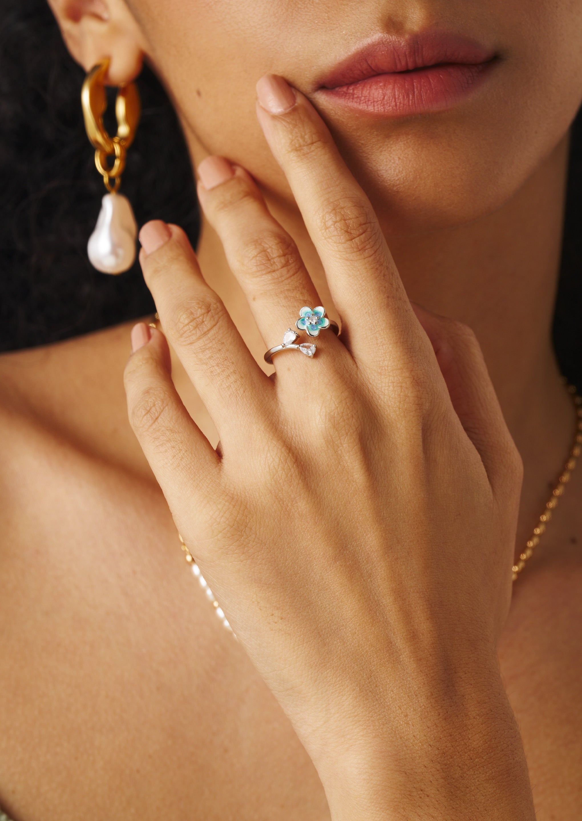 Flower Leaf Ring