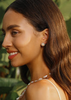 Bloom Pearl Stud Earrings