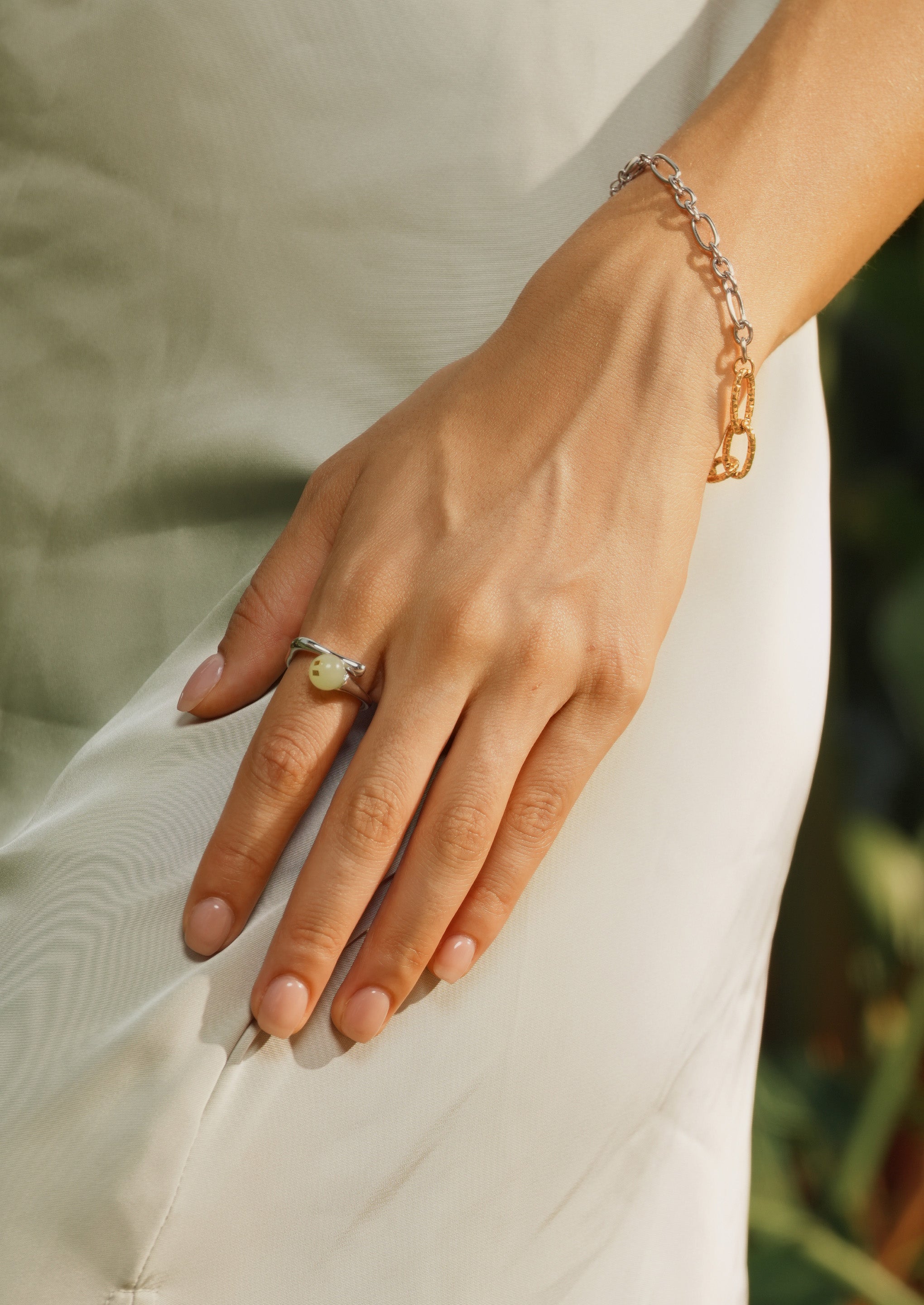 Crystal Open Ring