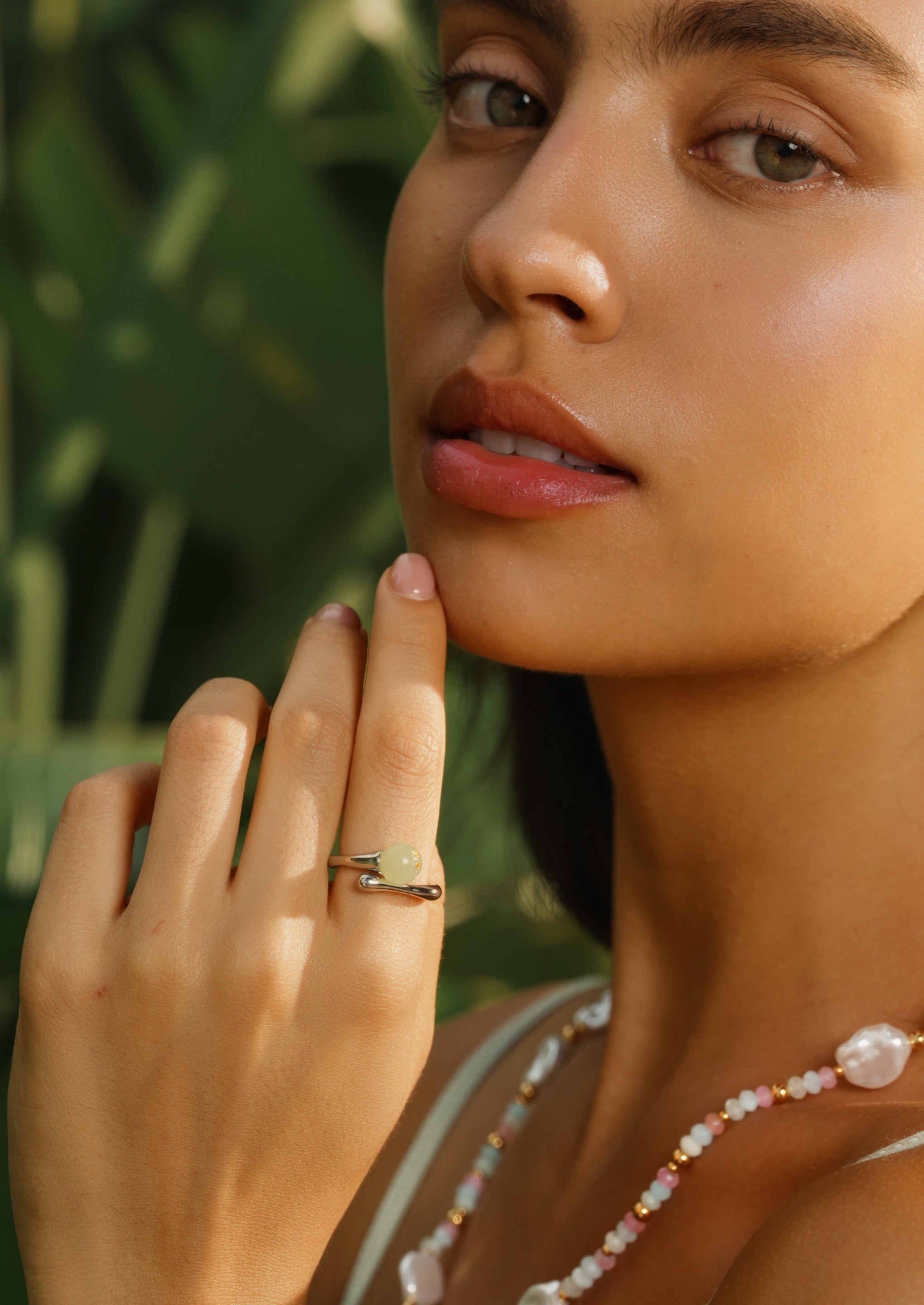 Crystal Open Ring