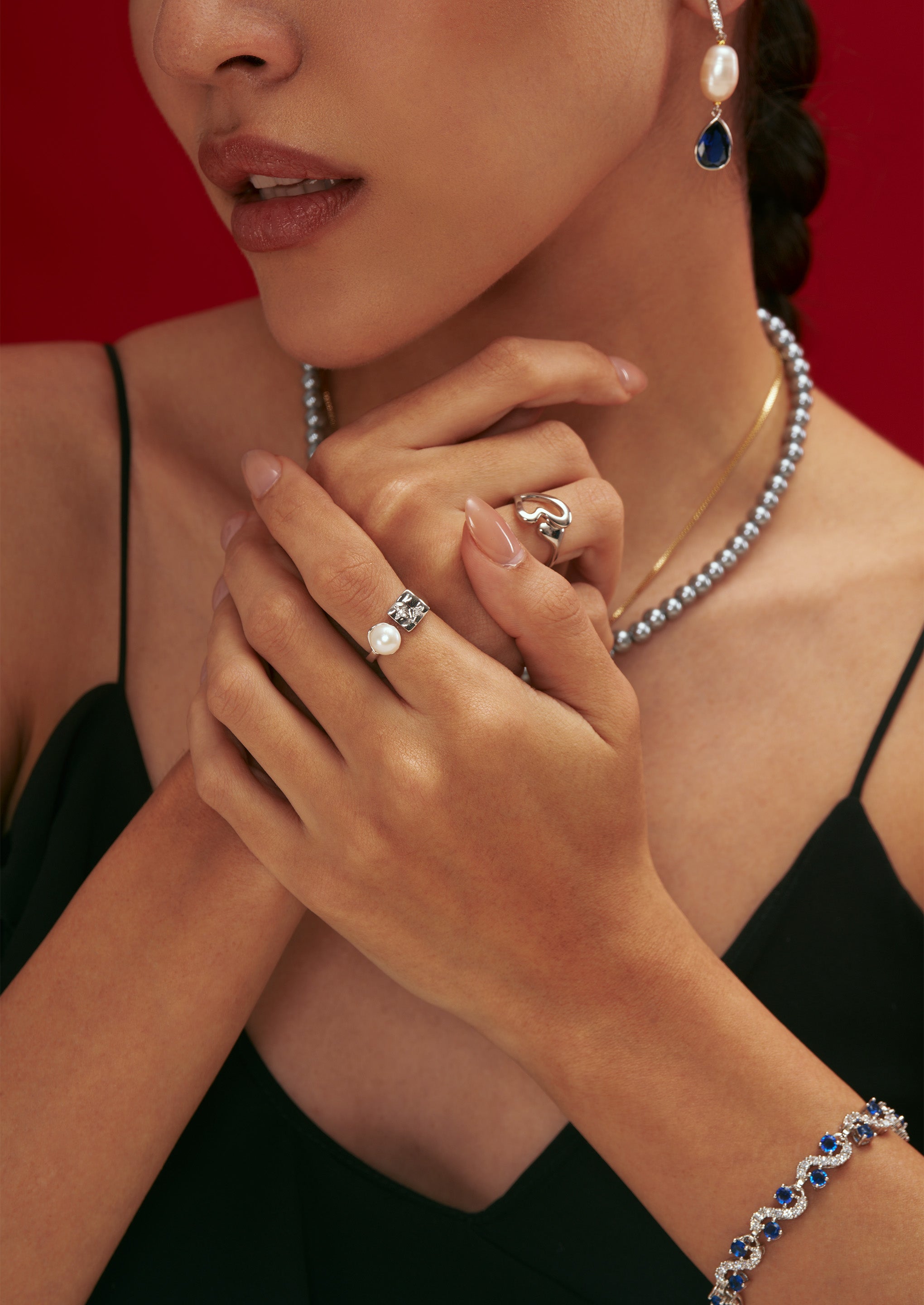 Pearl Star Ring