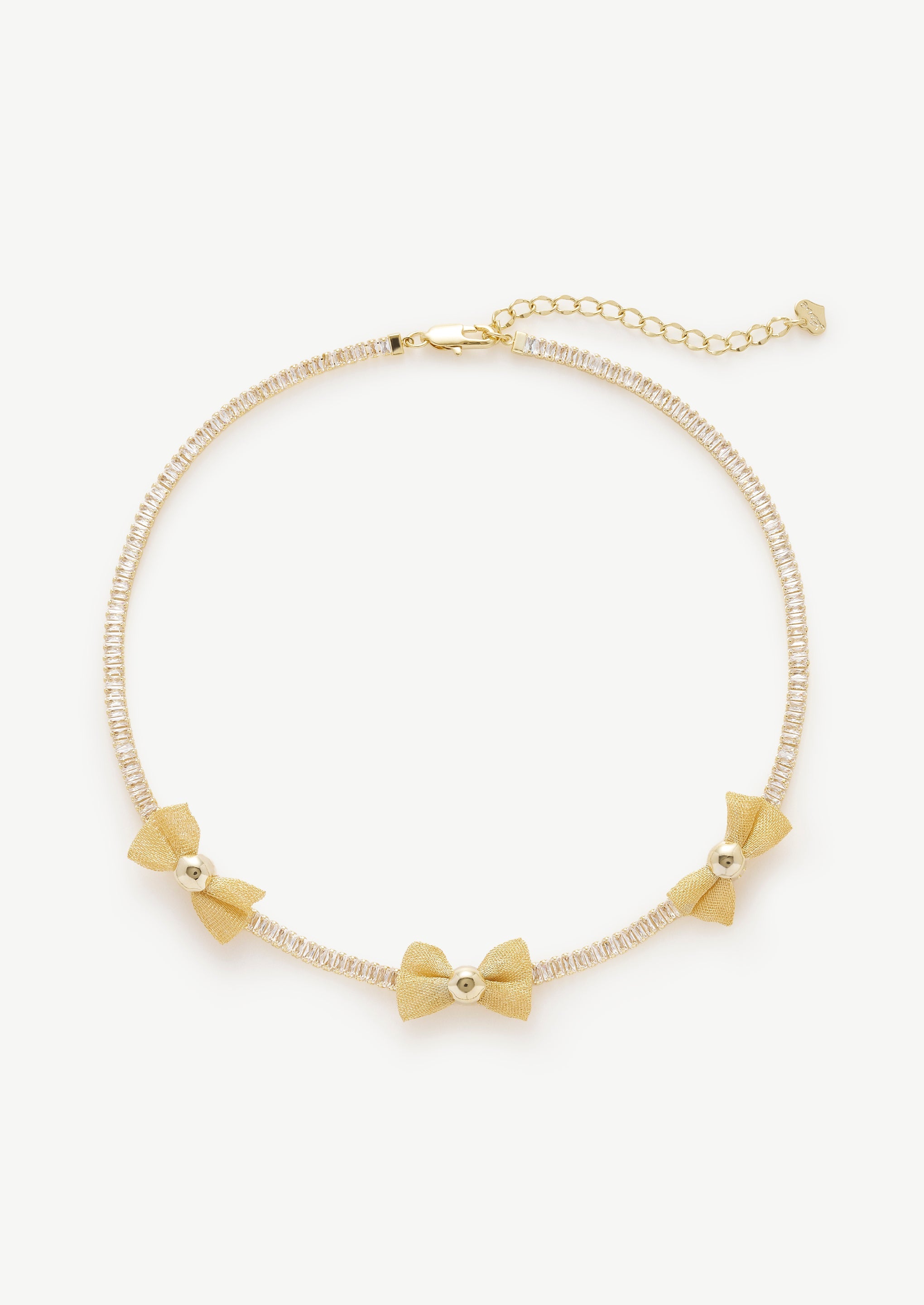 Bow Sparkle Necklace
