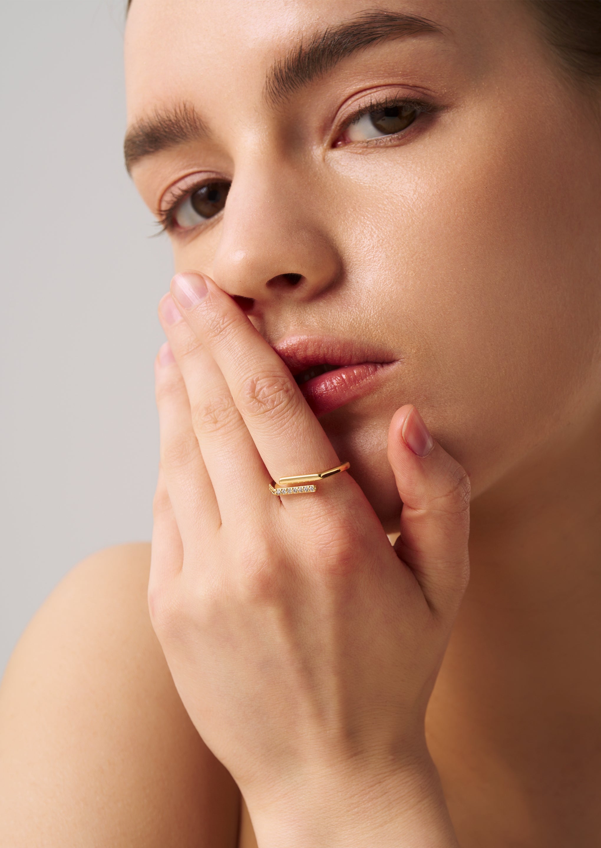 Pave Open Claw Ring