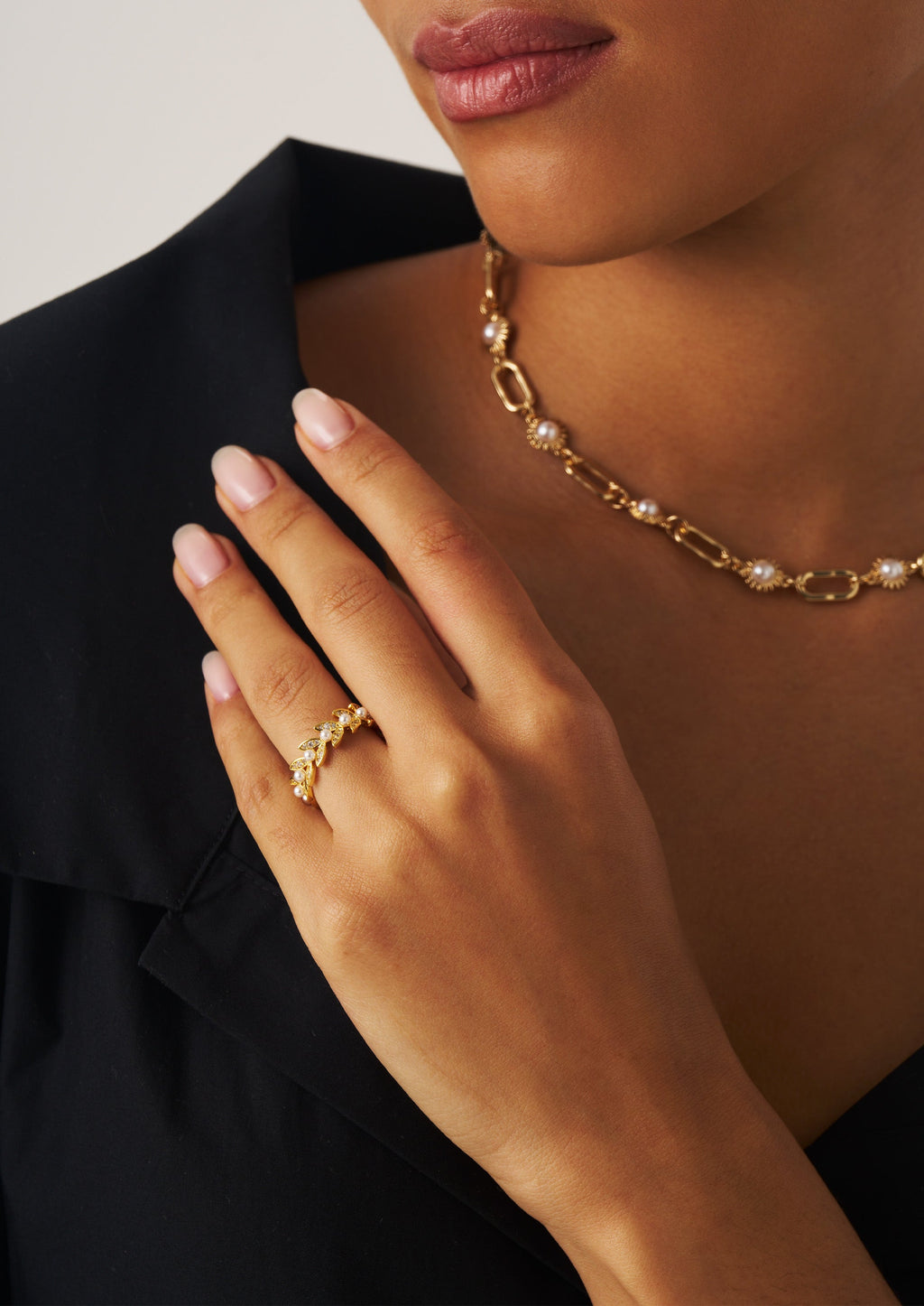 Pearl Vine Ring