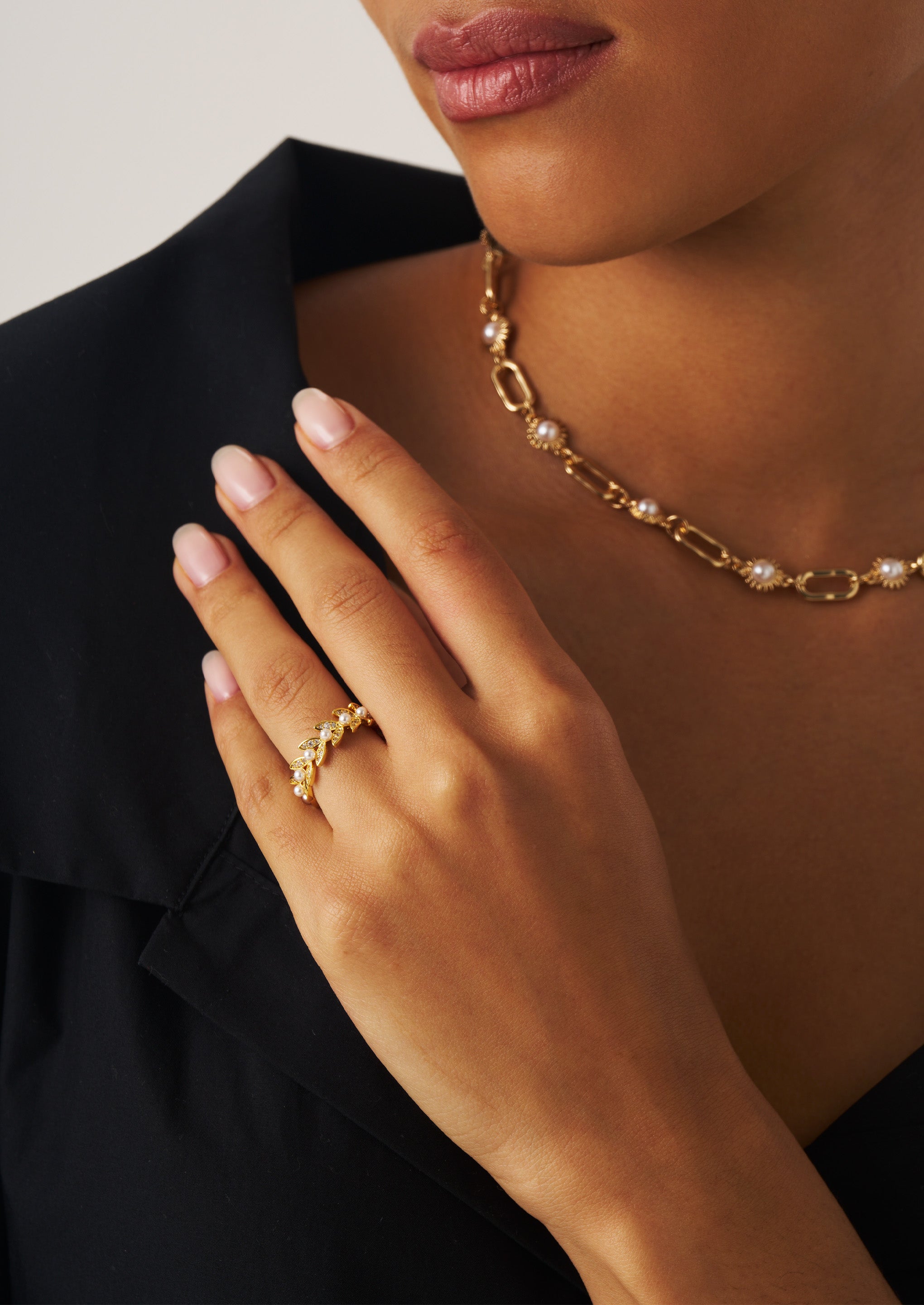 Pearl Vine Ring