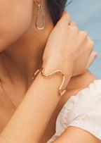 Molten Wave Cuff Bracelet