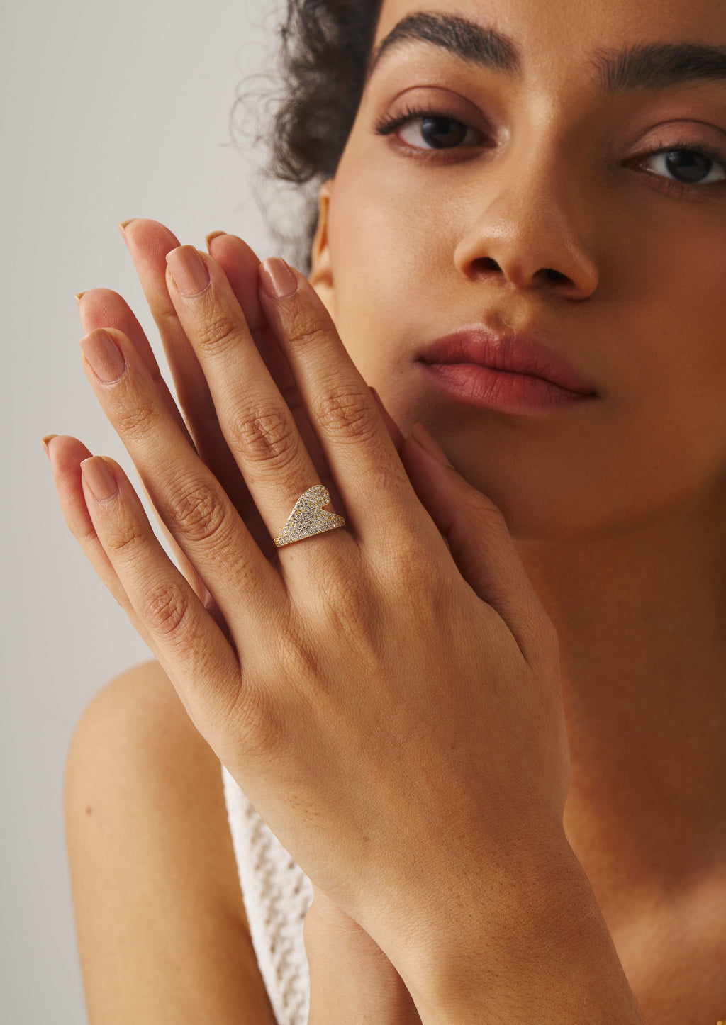 Pave Gemstone Ring