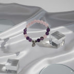 Rose quartz & amethyst