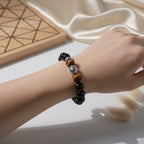 Obsidian 12# Yellow Tiger Eye 12#