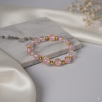 Pink cat's eye stone