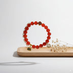 Red agate & lapis lazuli