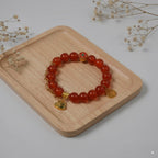 Red agate & lapis lazuli