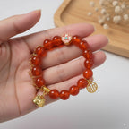 Red agate & lapis lazuli