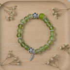 Peridot beads & 925 silver jewelry accessories