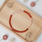 Natural agate & gold-plated alloy